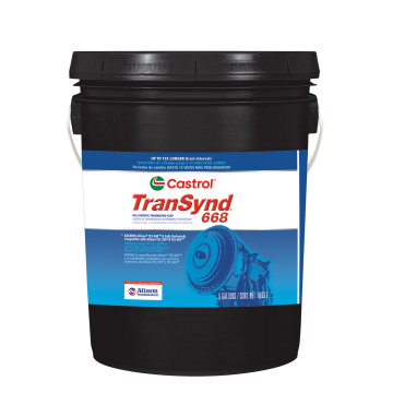 Castrol 15E2E0 TRANSYND 668 Automatic Transmission Fluid - 5 Gallon Pail